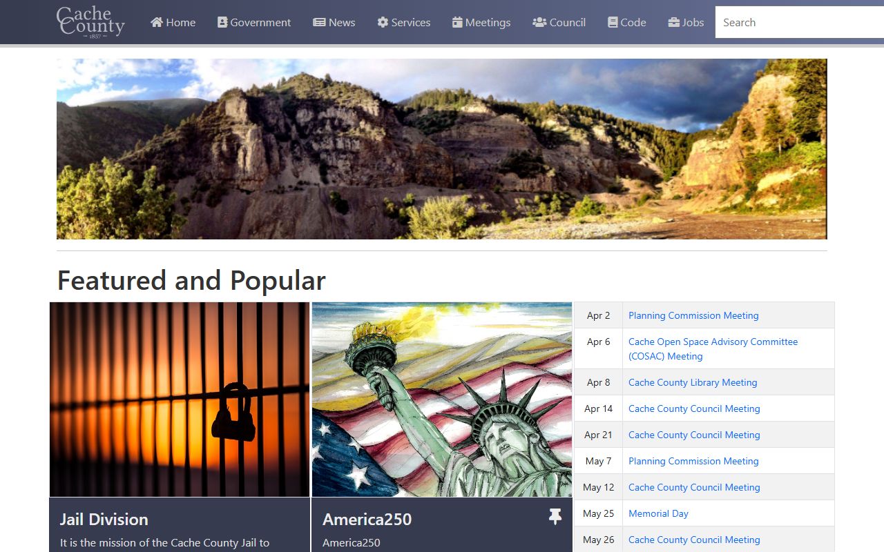 Cache County police records sheriff office website